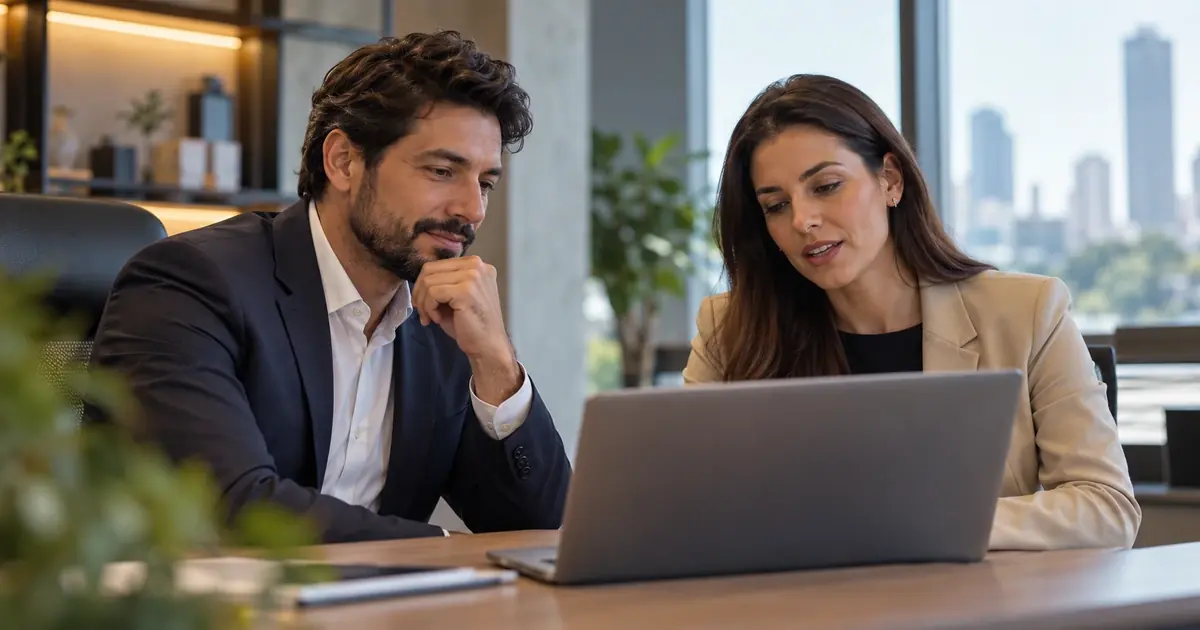 Planilha com valores de plano de saúde por faixa etária sobre a mesa de uma pequena empresa