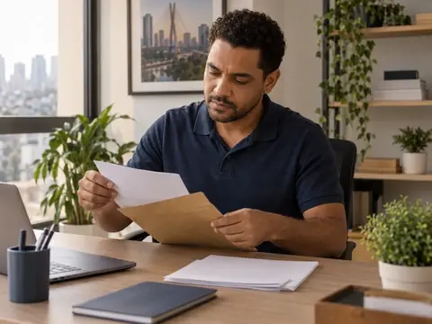 Microempreendedor individual revisa documentos do CNPJ para contratar plano de saúde
