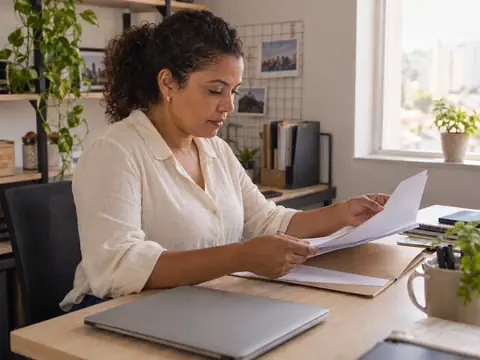 Microempreendedor individual revisa documentos do CNPJ para incluir a família no plano de saúde